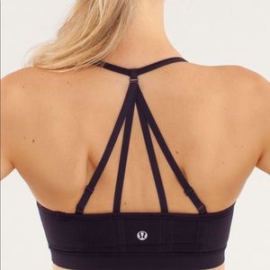 Lululemon Breathe Easy Sports Bra Plum